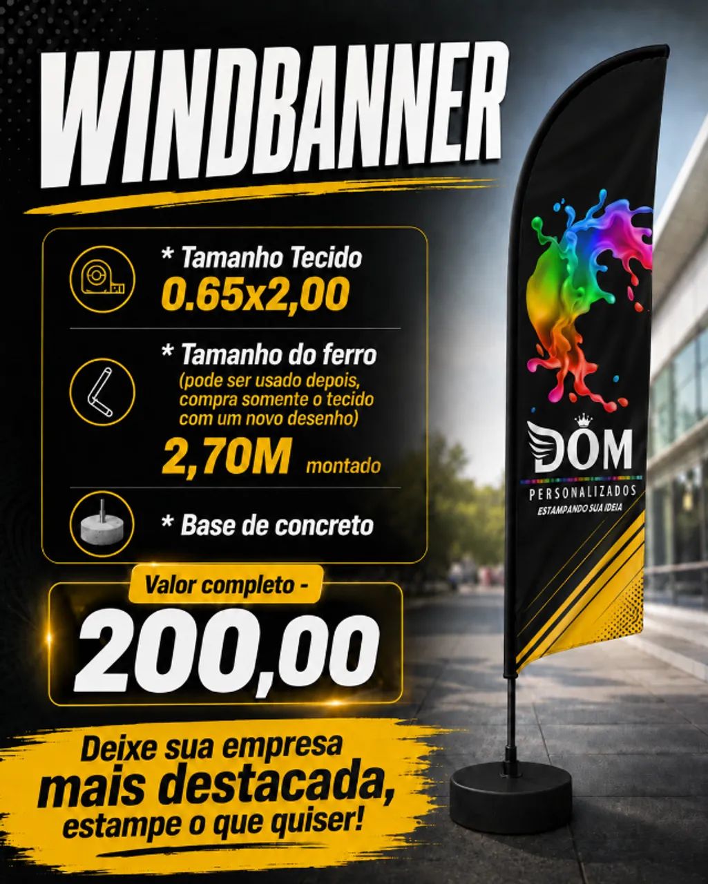 Wind Banner Promocional 