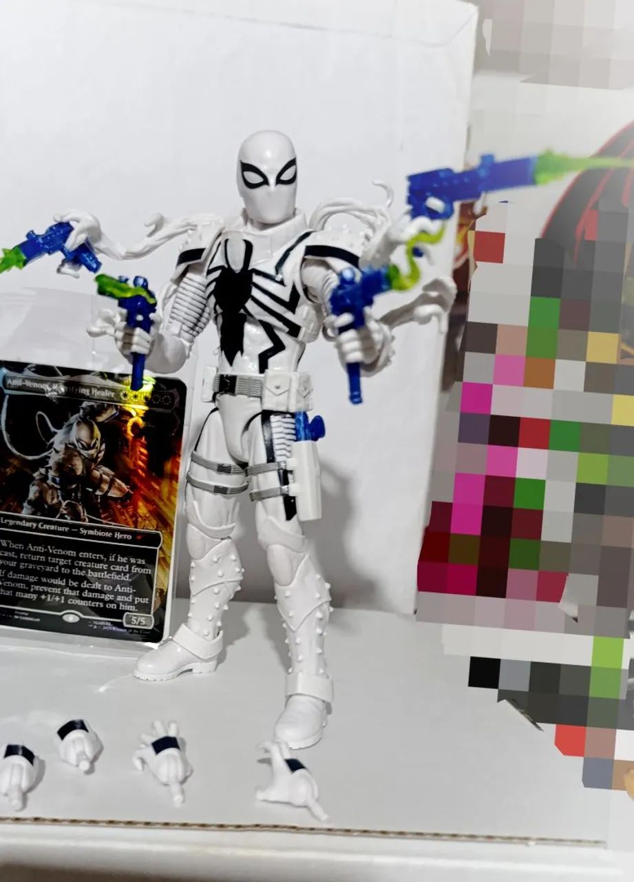 Boneco Agente Anti Venom Marvel Legends Deluxe - Foto 4