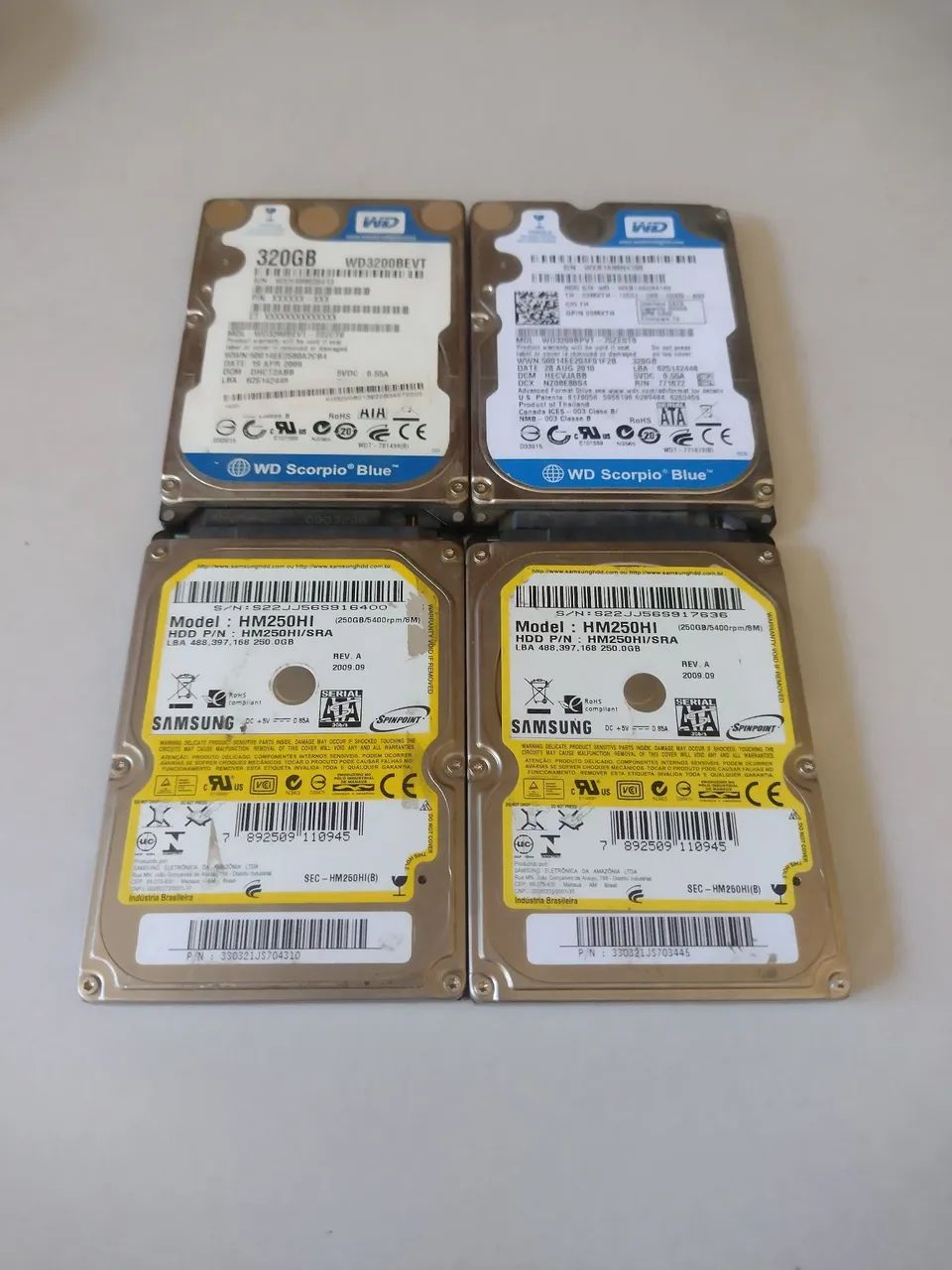 Kit - 4 HDs para notebook - Foto 2