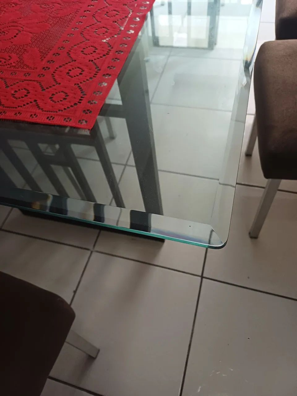 Mesa tampo de vidro - Foto 2