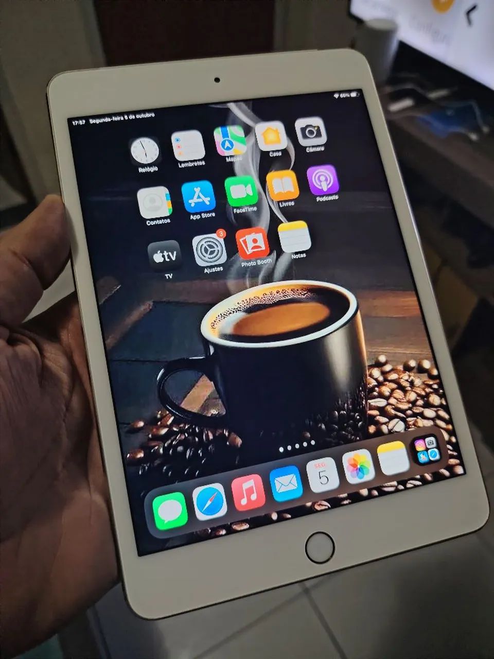Vendo Ipad Mini 4, 4G, dourado, 128G