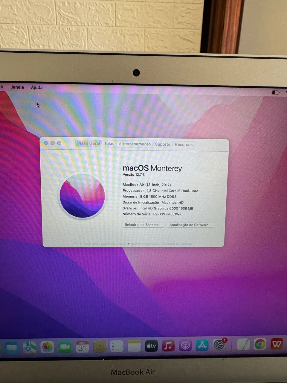 MACBOOK AIR 2017 128GB - Foto 3