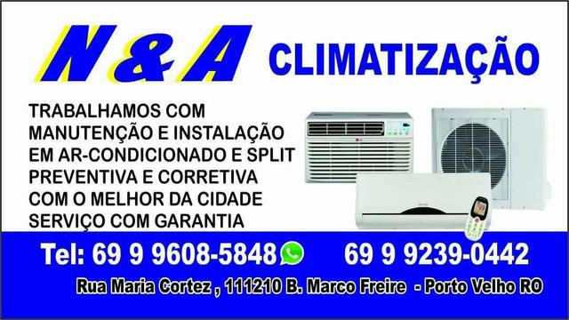 Limpeza de central de ar até 12mil btus $79,99