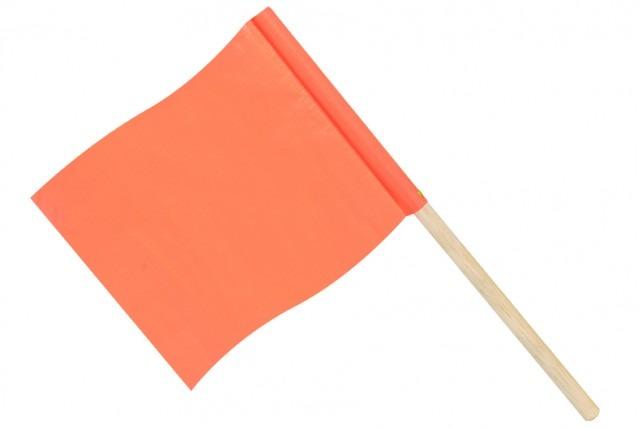 Bandeirola Laranja 30x35Cm Plastcor