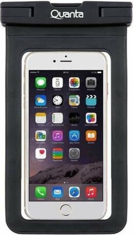 Bolsa para Celular com Fone e Bracadeira Quanta BAG-16 - Preto