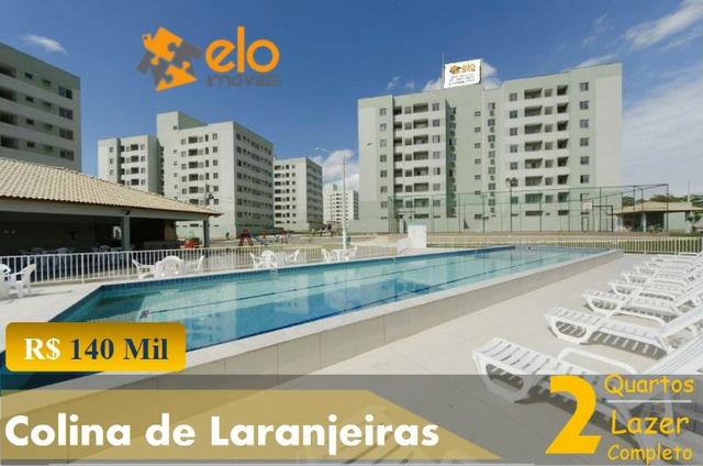 2 Quartos com lazer completo em Colina de Laranjeiras