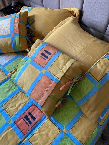 COLCHA COMPLETA - Cama Casal ou Queen - Foto 3