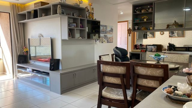 Excelente apartamento,92m2-3Qtos+1DCE-Capim Macio