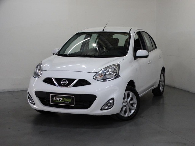 NISSAN MARCH SV 1.6 FLEX BRANCO