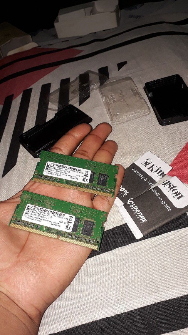 Memórias Ram 2x4 Kingston DDR4. - Foto 2