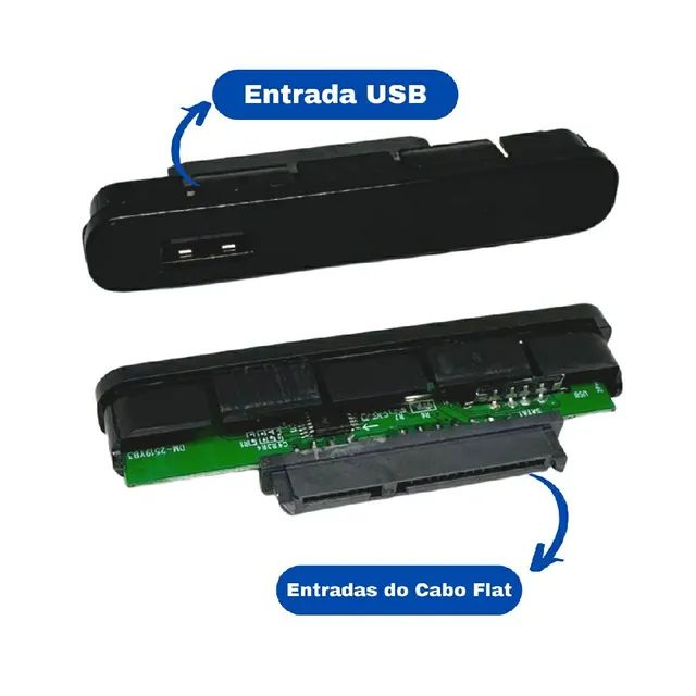Case gaveta para HD de 2.5 USB 2.0 original lacrado - Foto 4