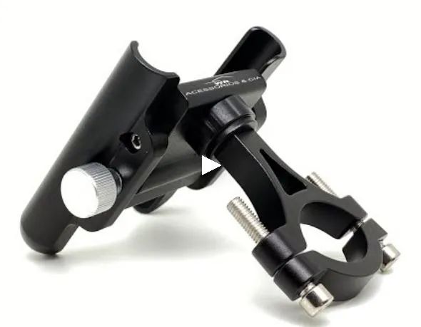 Suporte De Celular Resistente Em Alumínio Para Bicicleta Moto Mountain Bike - Foto 5