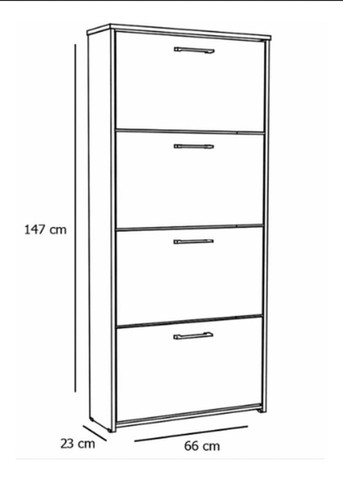 Sapateira Anne 4 gavetas basculantes - Promoção -Temos Crediario - Foto 2