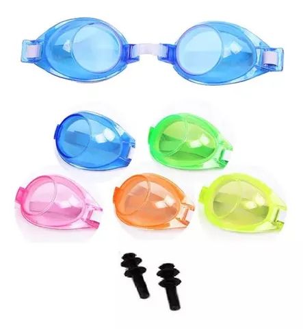 Oculos De Natação Proteção Uv Wellmix Azul Wx2943 Summer Fun - Foto 4