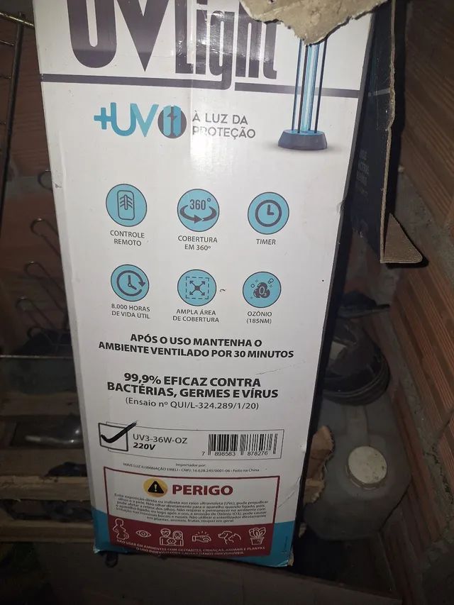Luz uv matadora de germes higienizadora  - Foto 3