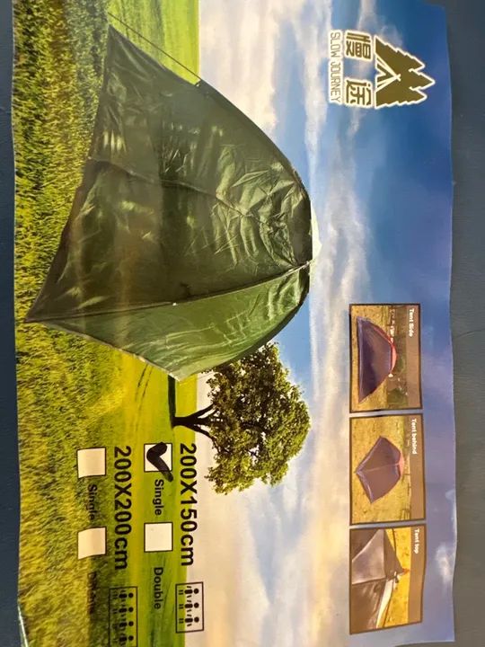 Barracas de Camping 200x150cm e 200x200cm - Nova!