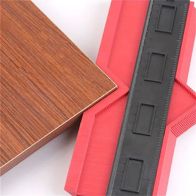 Copiador de Contornos Ângulos Gabarito 25cm para Cerâmica Porcelanato Madeira etc - Foto 4
