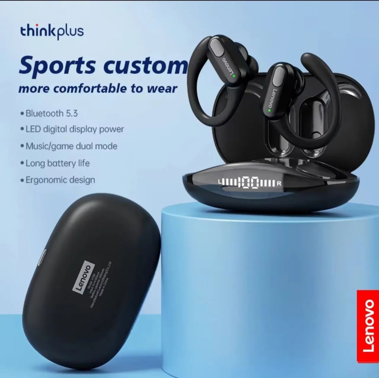 Fone Bluetooth Lenovo XT80 (lacrado) - Foto 2