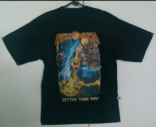 Camiseta Helloween Better Than Raw M - Foto 2