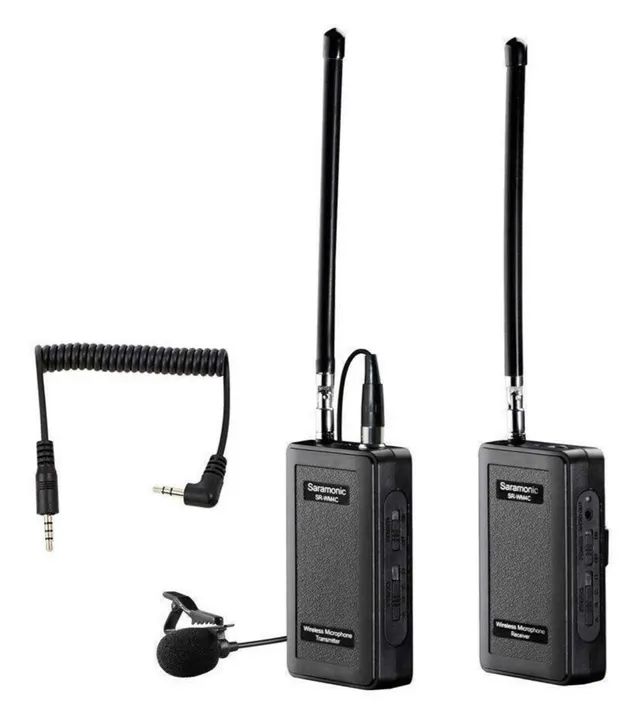 Microfone Lapela Sem Fio Saramonic Wireless Sr-wm4c