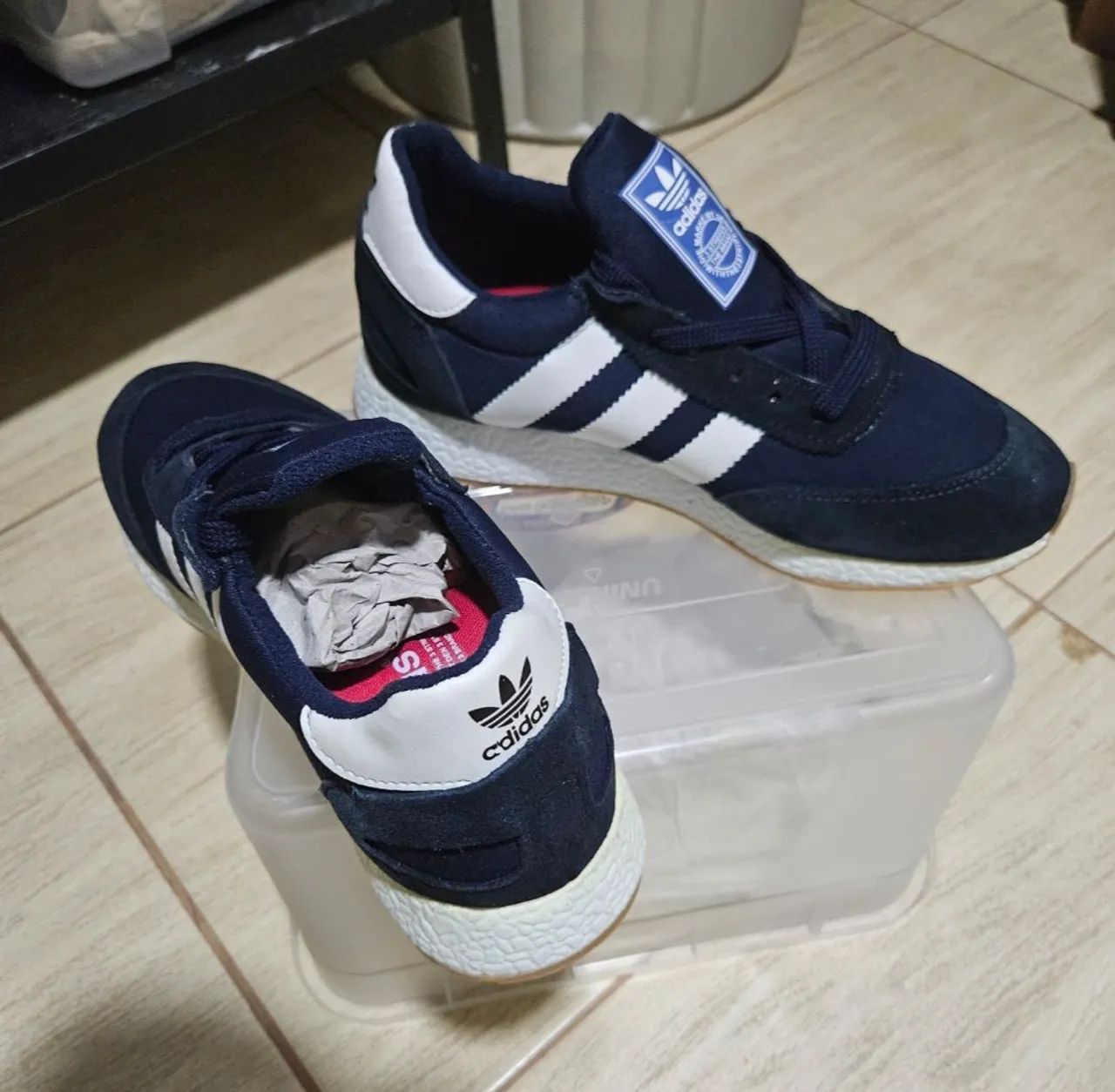 Tênis Adidas INIKI Azul Marinho - Foto 4