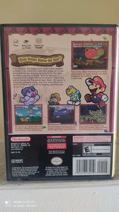 Jogo GameCube - Paper Mario  - Foto 2