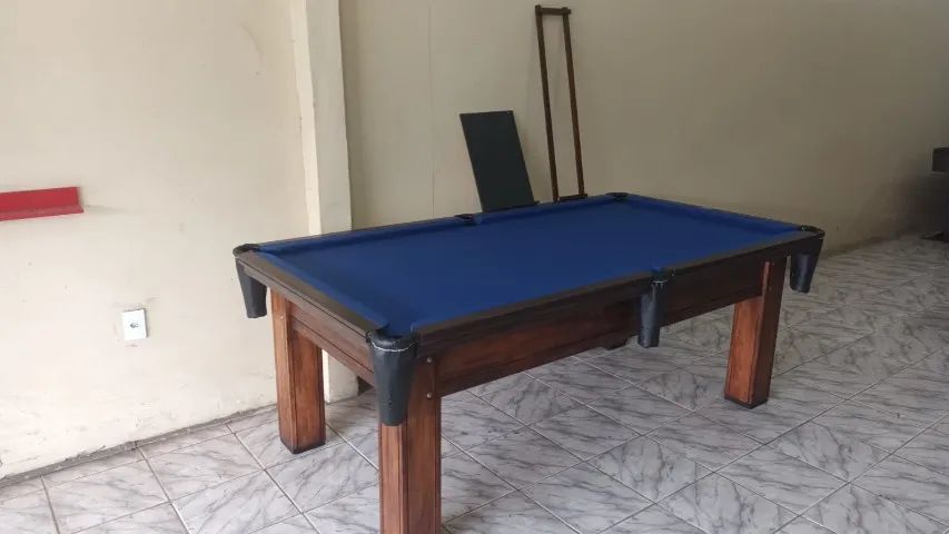 Sinuca semi-oficial madeira de lei ( fundo perda ardósia) - Foto 2