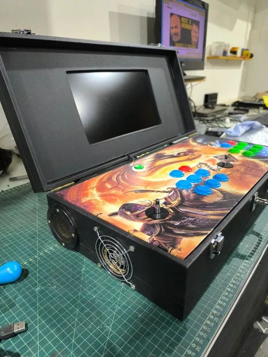 Arcade fliperama multi jogos maleta - Consoles de Vídeo Game