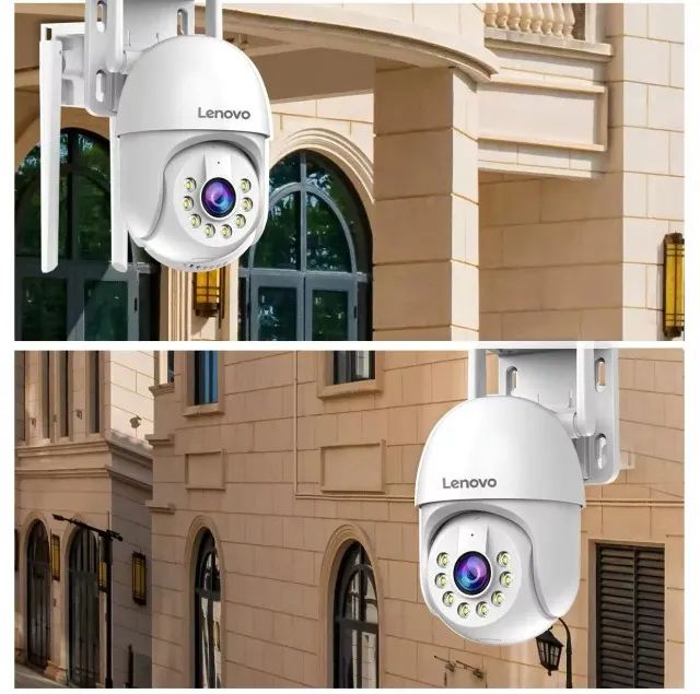 Câmera de vigilância Lenovo 3mp Ptz Wifi 4X Zoom + Micro SD 64Gb (Grátis) - Foto 2