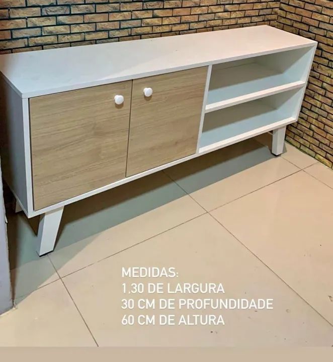 , rack em promoção aproveite 100% MDF para TV até 55 polegadas ?65578360069122124