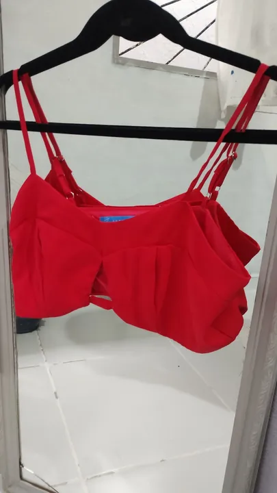 Cropped vermelho 