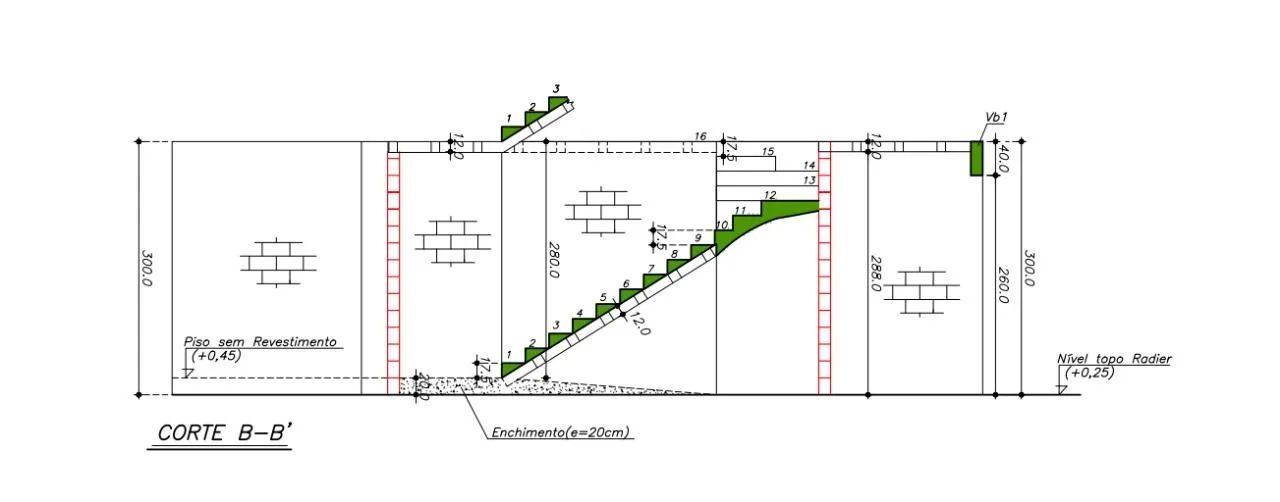 Escada de concreto armado  - Foto 6