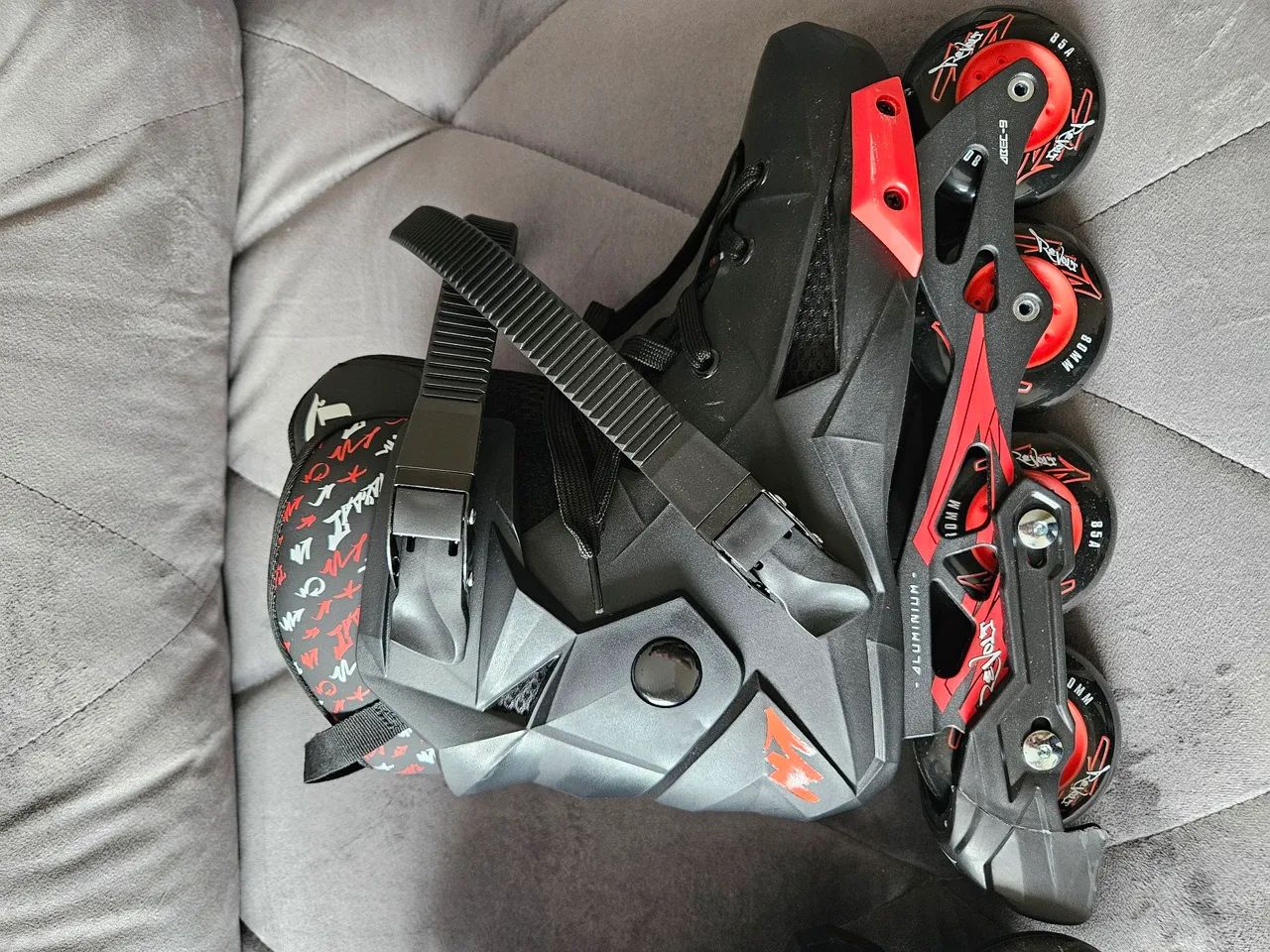 Patins Traxart Revolt Black preto - Foto 2