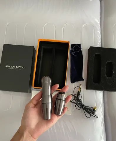 Máquina de tatuagem - AMAZON PEN FOX - Silver - Foto 2