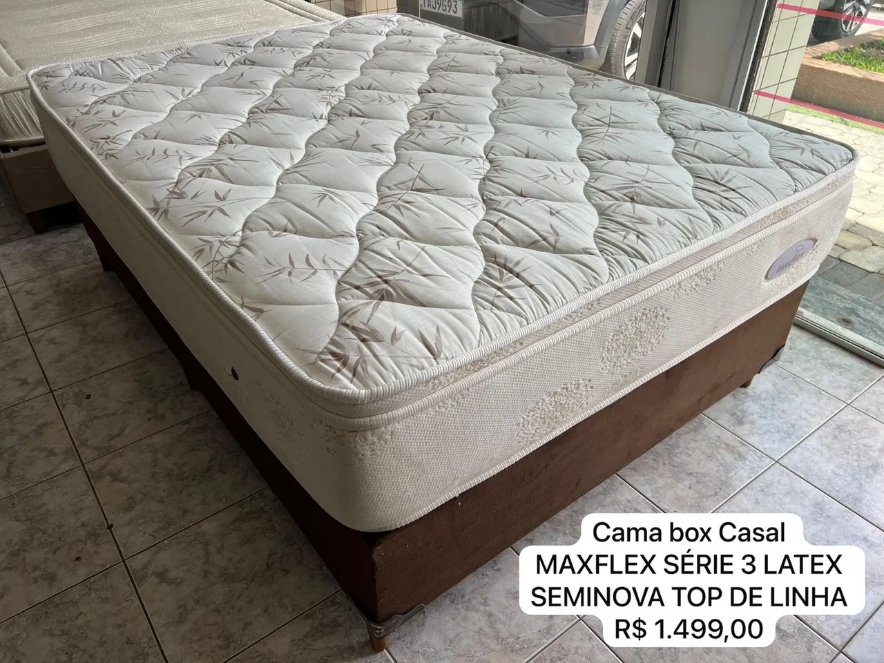 Cama Box Casal Maxflex Série 3 Latex - Seminova