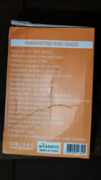 Caixa de Som Bluetooth Inova Alta-Falante em Fio Portátil - Foto 2