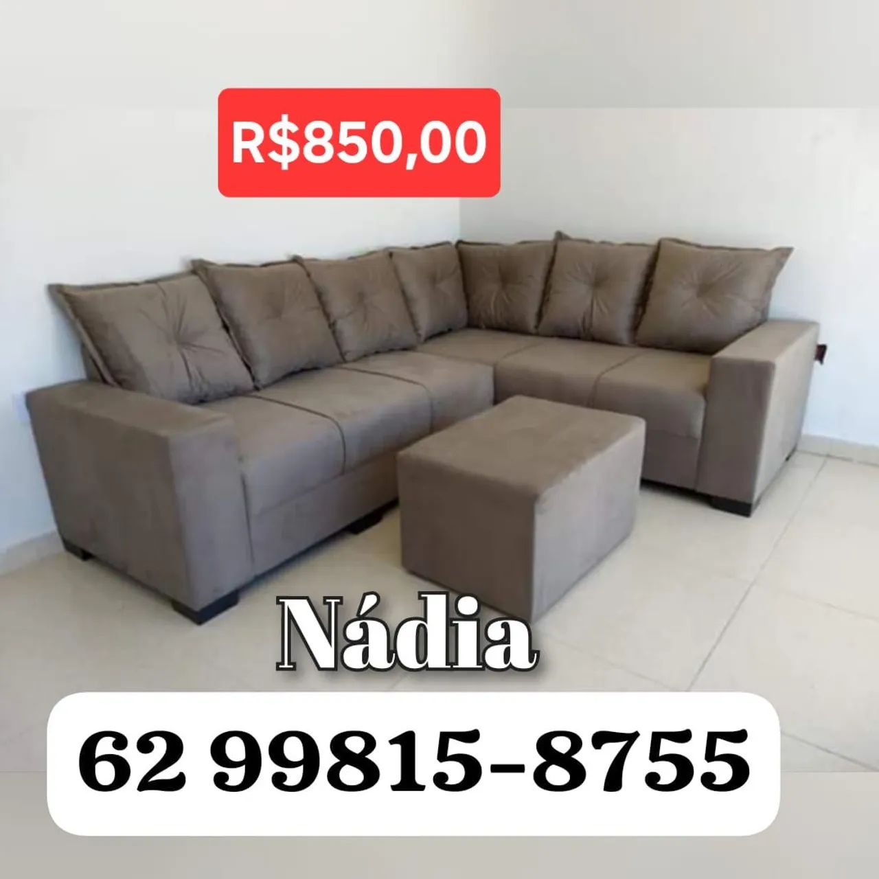 Sofá com brinde ---&