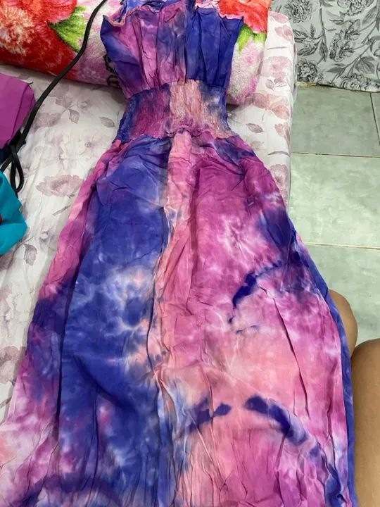 Vestido longo tie dye  - Foto 2