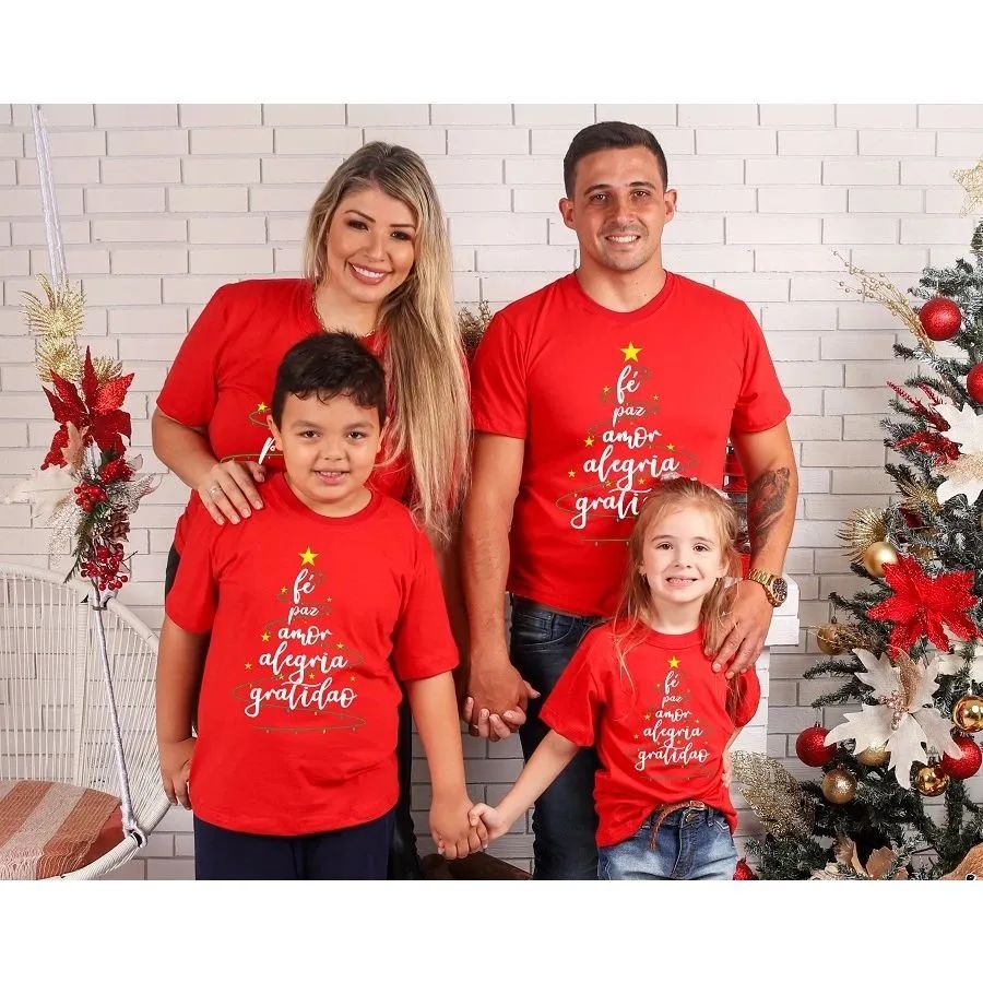 Camisetas Natal personalizadas 