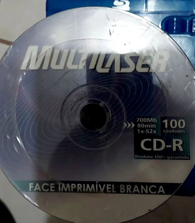 Mídia Virgem Imprimível CD Multilaser Printable<br>Impressão - Foto 3