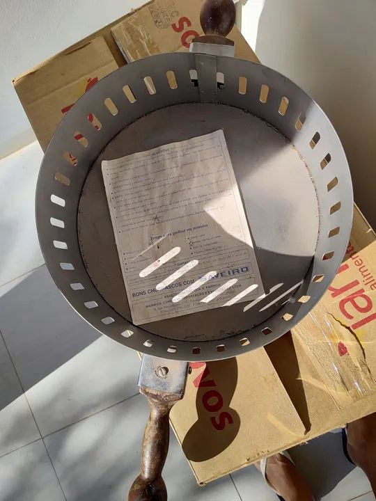 Chapa/grelha a carvão - Foto 5