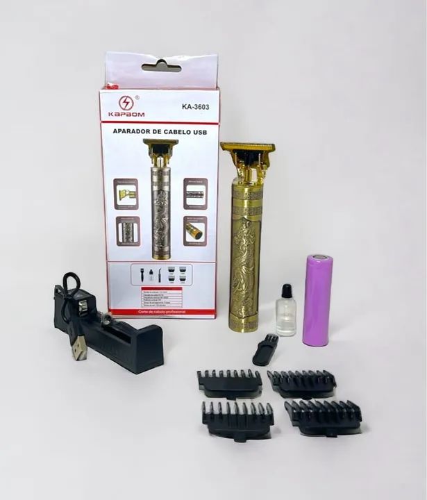 Maquina aparador de cabelo e barba