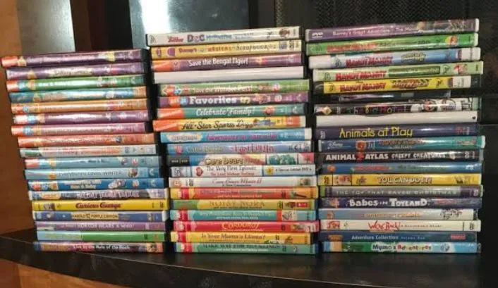 Coleção de DVDs, filmes para toda família.