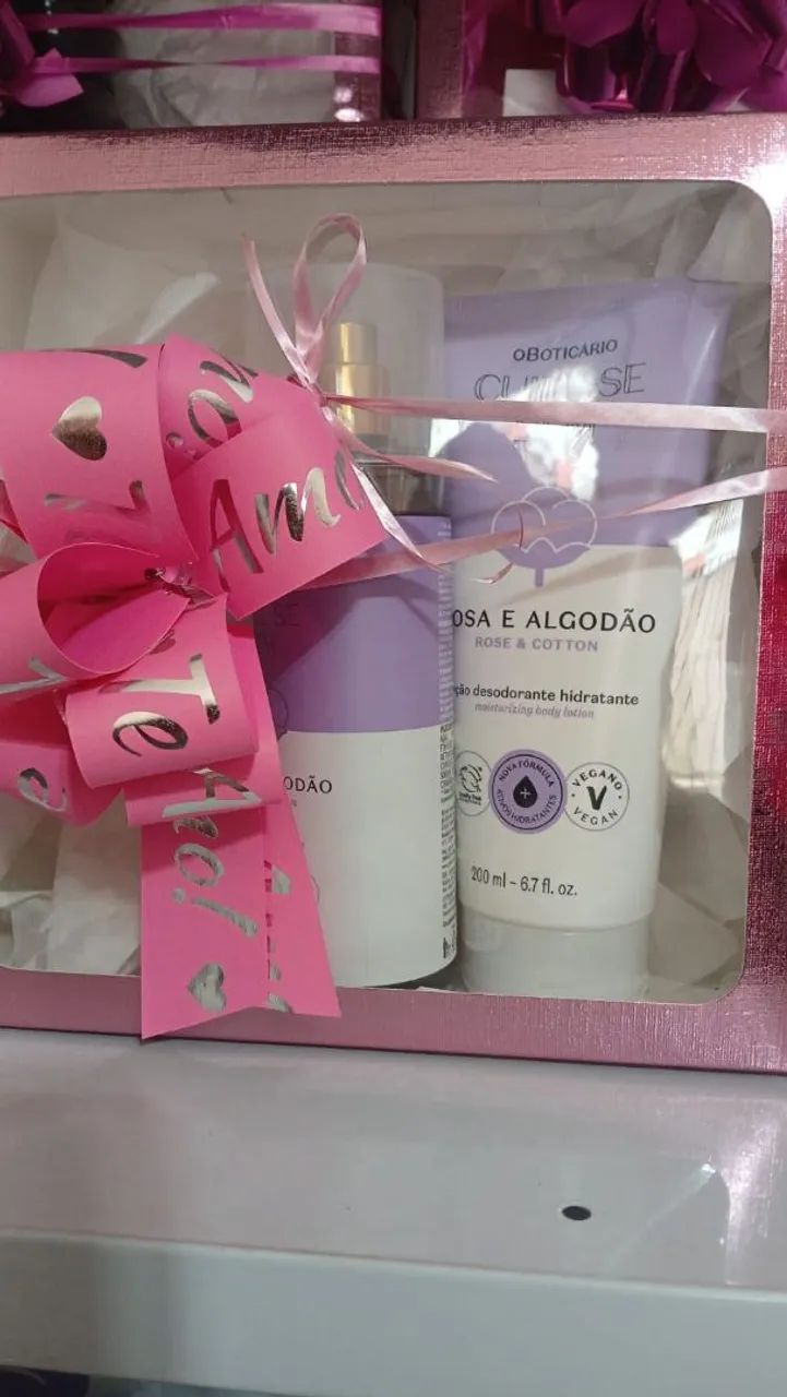Ki Algodão Boticário body splash e creme  - Foto 2
