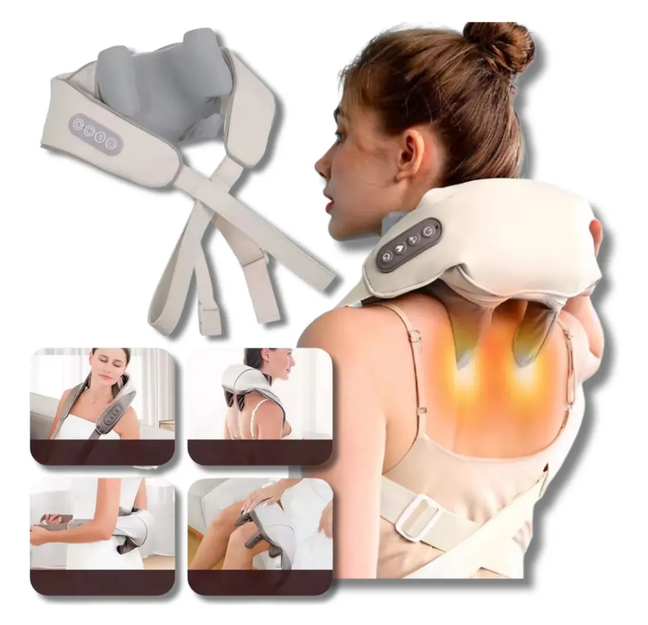Massageador de Pescoço Elétrico - Alívio Instantâneo! - Foto 2