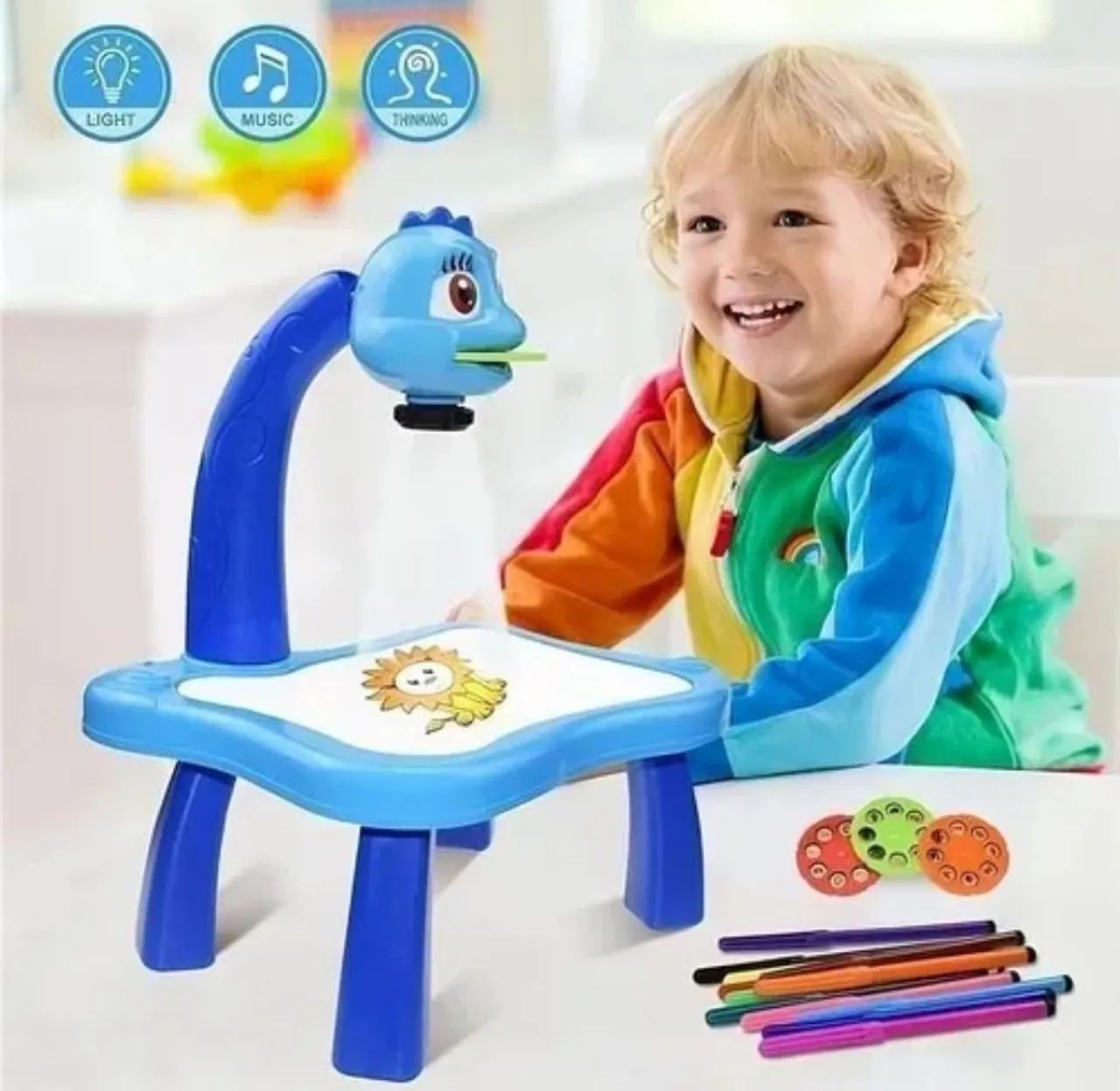 OFERTA MESINHA RETROPROJETORA DE IMAGENS MULTIKIDS  - Foto 2