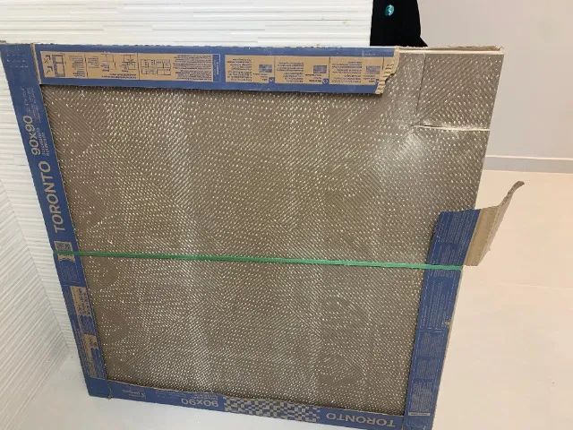 Porcelanato Acetinado Borda Reta Interno 90x90cm Toronto Off White - Foto 2