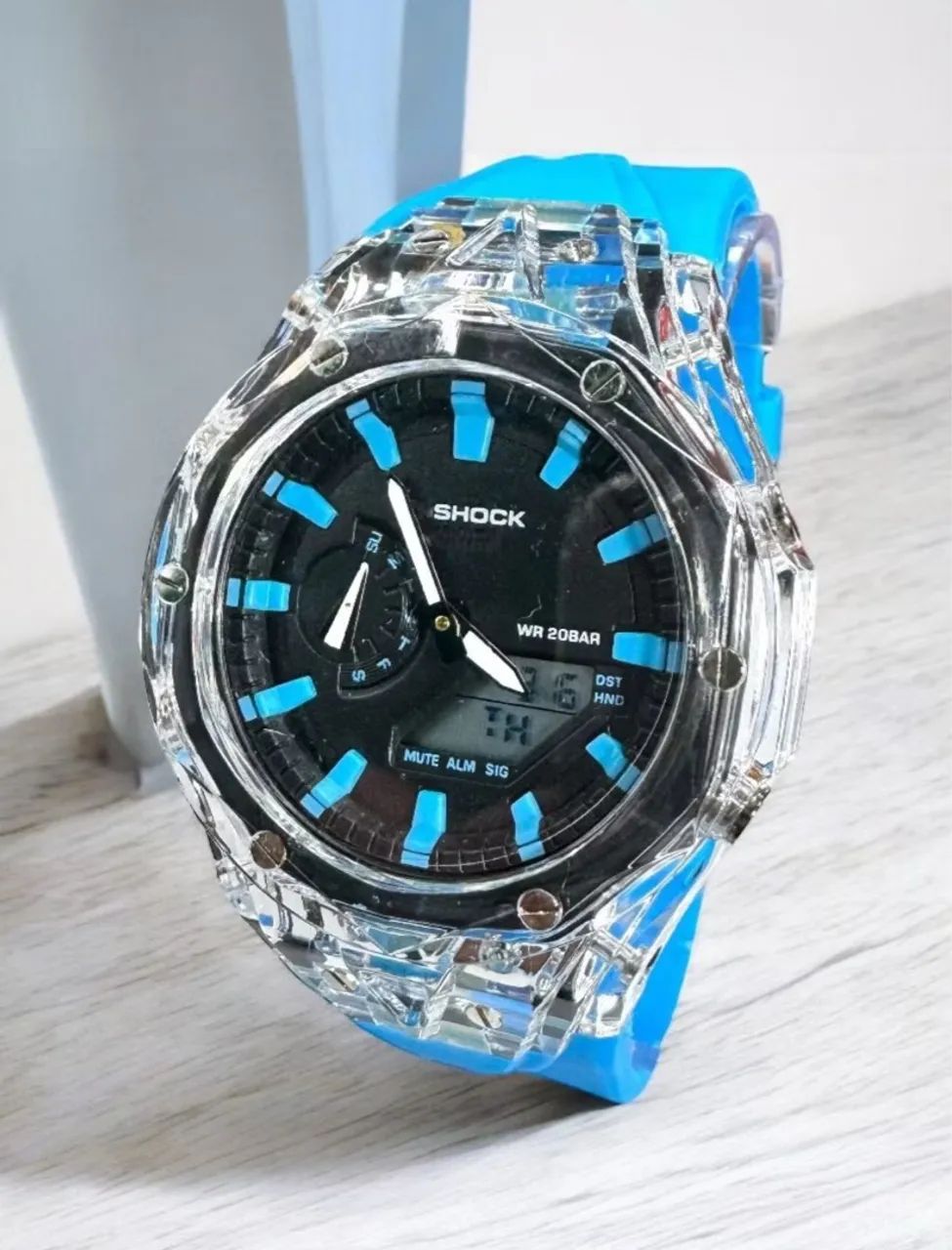 Relógios G-SHOCK TRANSPARENTE!! Aprova de Água!! PROMOÇÃO!! - Foto 4