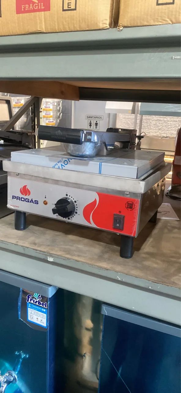 prensa elétrica 45 cm escamotivel 