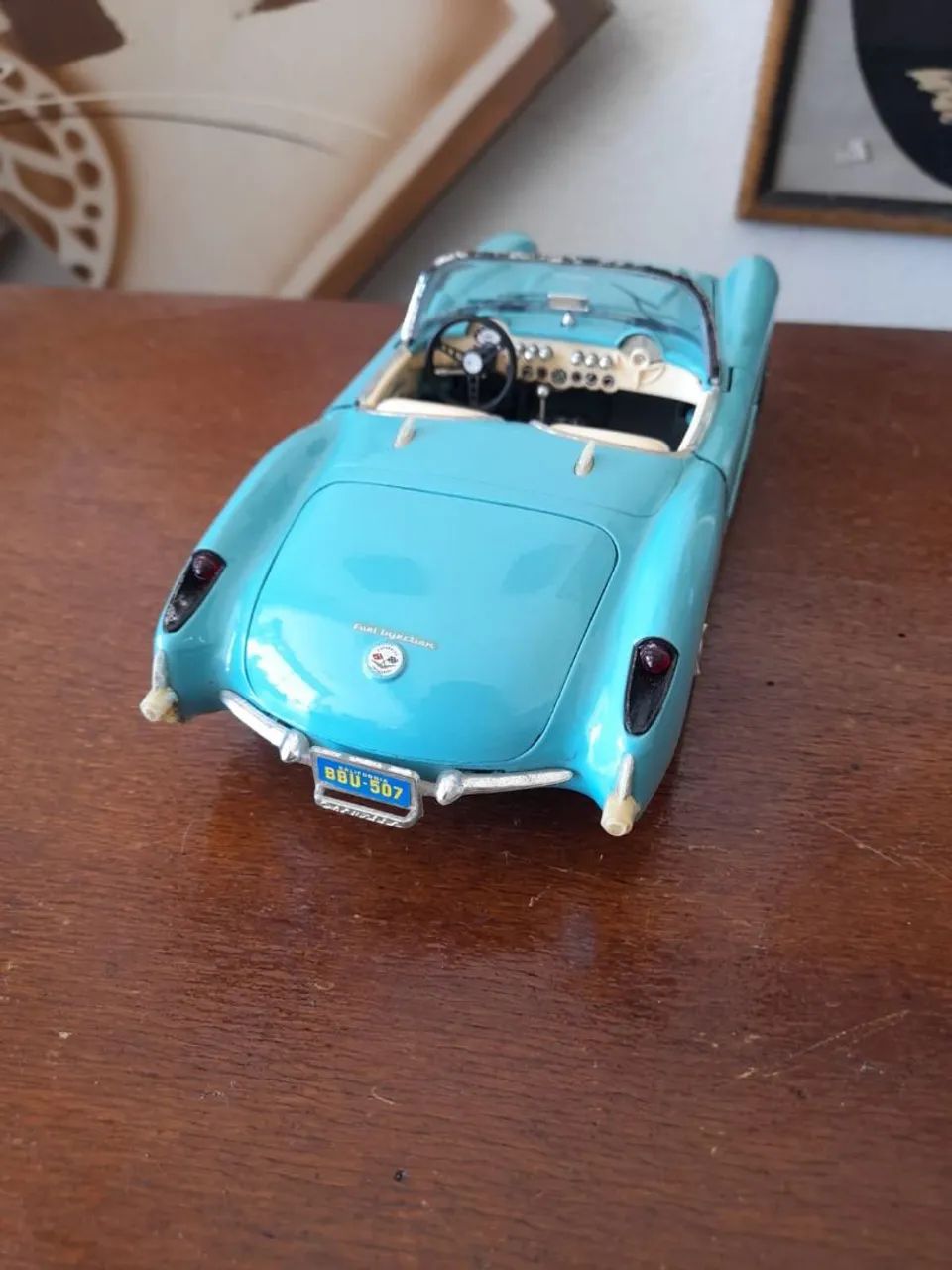 Miniatura Chevrolet Corvette 1957 burago 1:18 - Foto 2